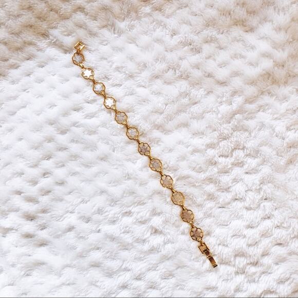 Gold Multi Stars Chain Bracelet - Picture 5 of 8